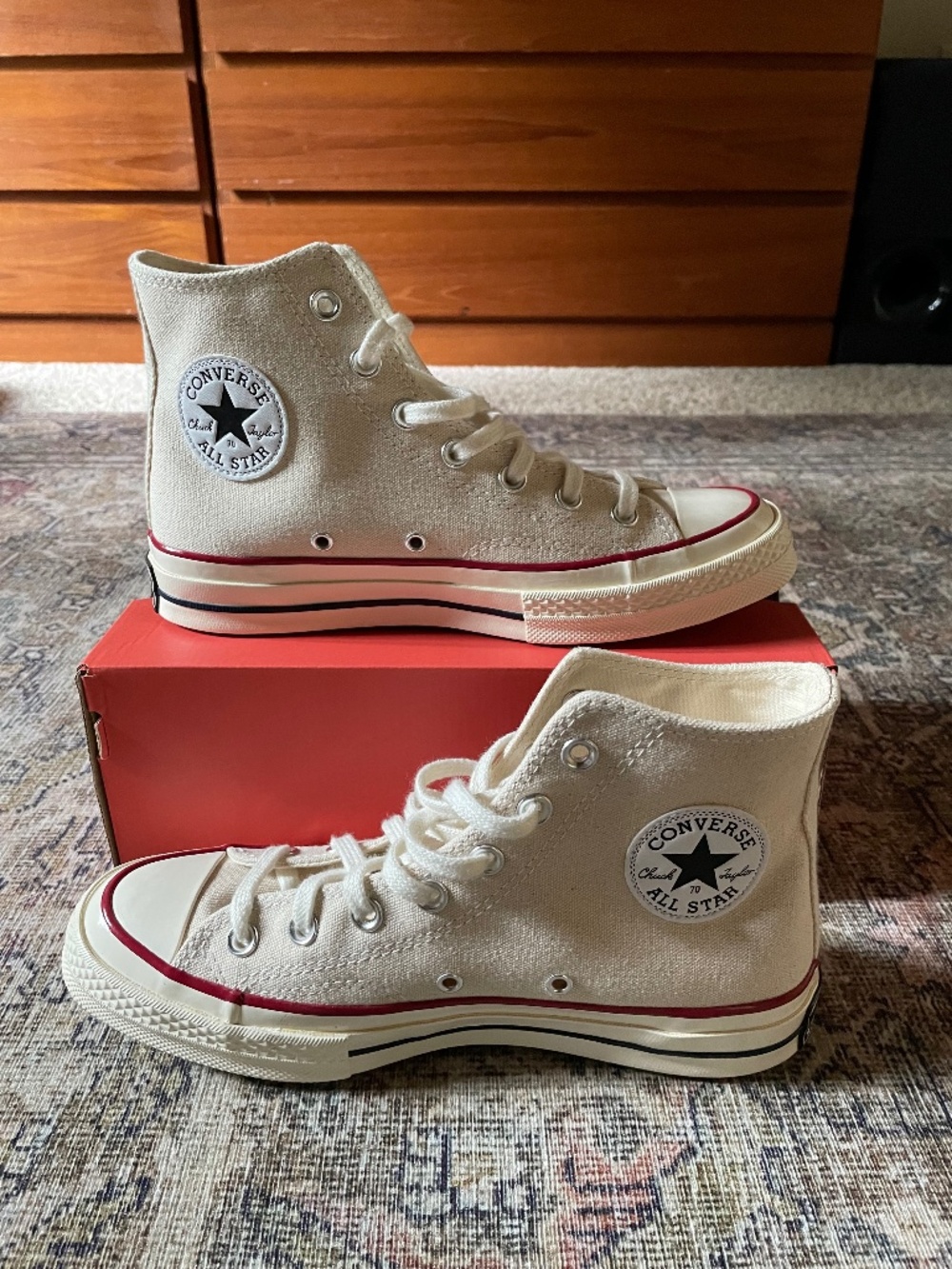 Converse All Star 70s High Top Sneakers in Parchment NIB sz M6/W8